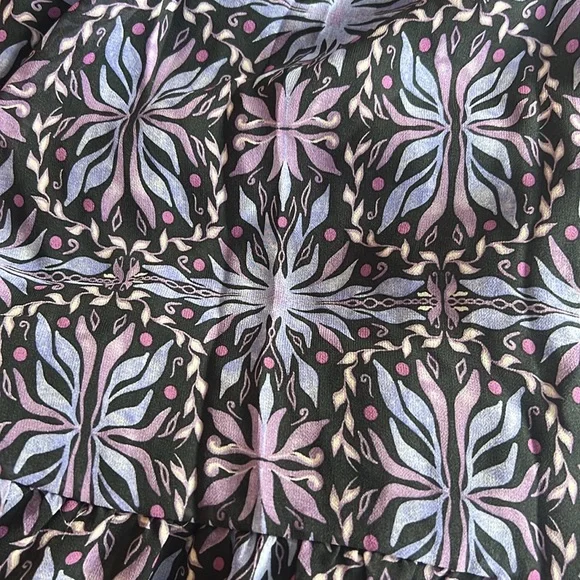 NWT Allison New York Scout Maxi Dress Purple Kaleidoscope Women's Size Small - Picture 9 of 10